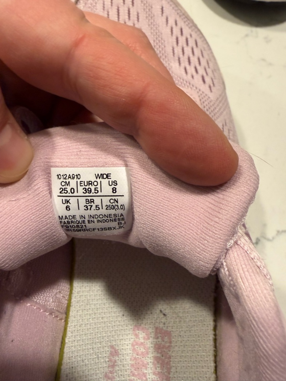 Asics Light Pink Women's Running Shoes - size 8 - Picture 4 of 5